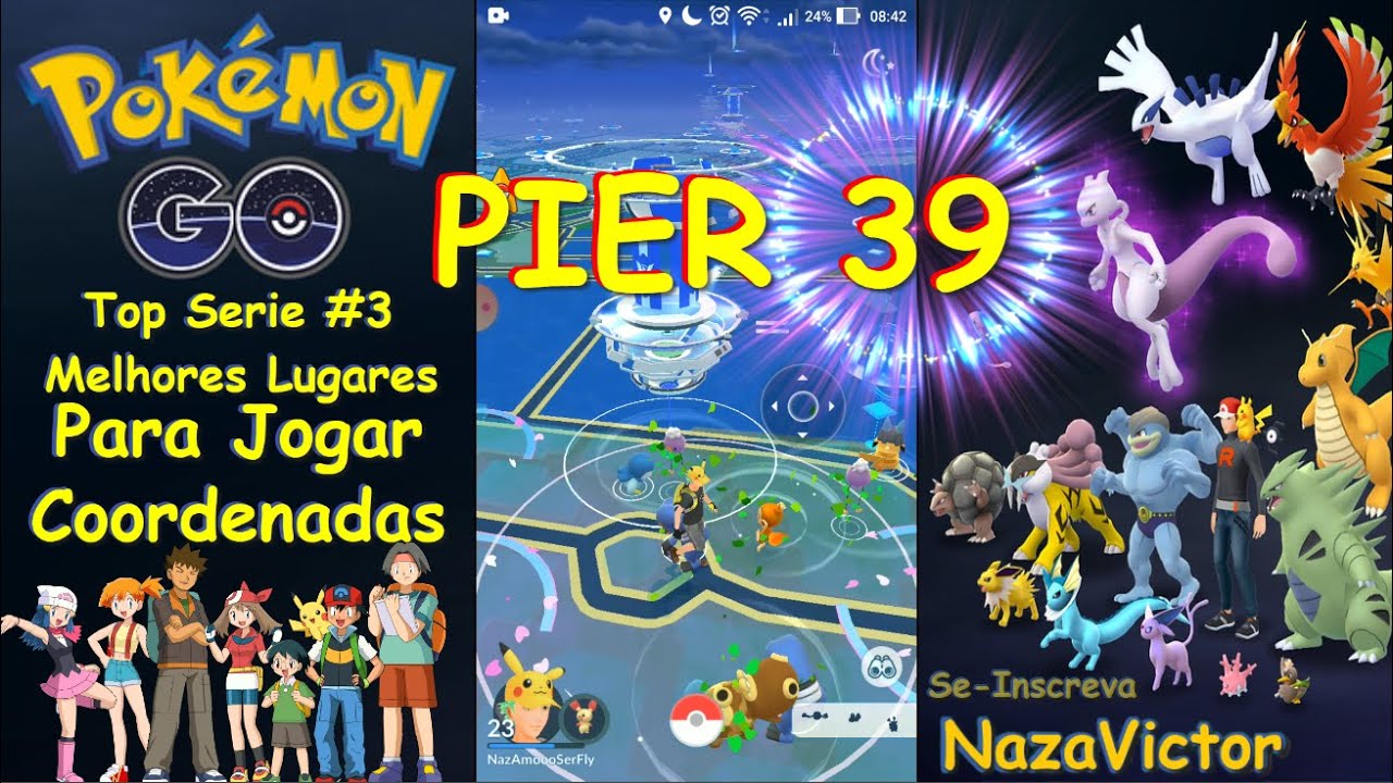 TOP 10 AS MELHORES COORDENADAS PARA JOGAR POKEMON GO FLY FAKEGPS  FUNCIONANDO PARA TODOS ANDROID 