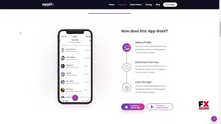 App Landing Page - Appilo      Yoshirou Noble screenshot 5