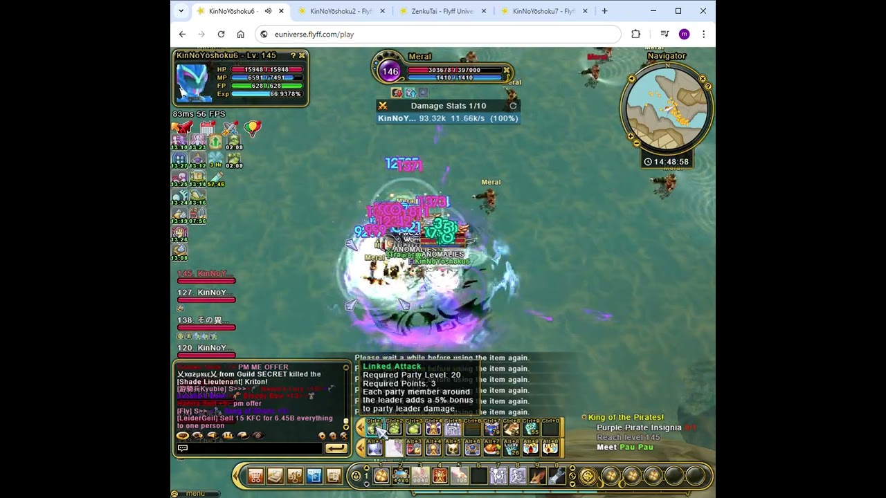 Psykeeper Face Tanking   Flyff Universe