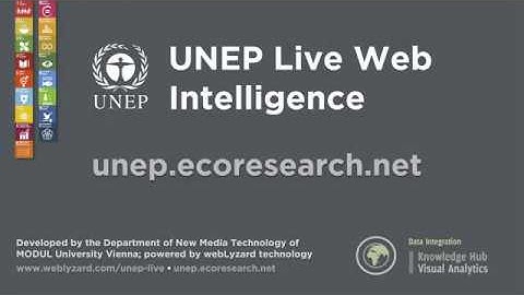 UN Environment Web Intelligence - June 2020 Release