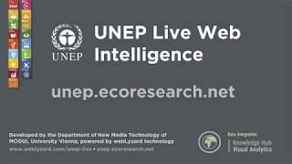 UN Environment Web Intelligence - June 2020 Release