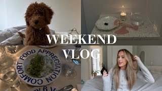 WEEKEND VLOG: på date med min kæreste, får farvet hår & venindehygge