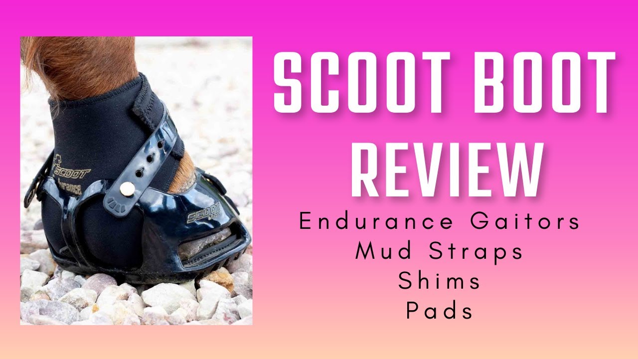 sekundær Musling Mammoth SCOOT BOOTS Review - Horse Hoof Boots - Endurance Gaiters - Mud Straps -  Shims - Pads - EVA Tape - YouTube