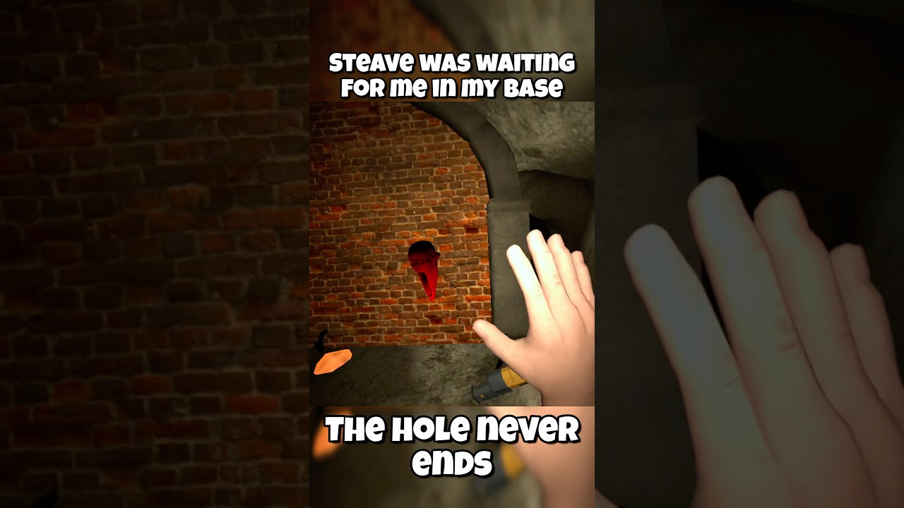 Steve was Waiting for Me in My Base 💀 