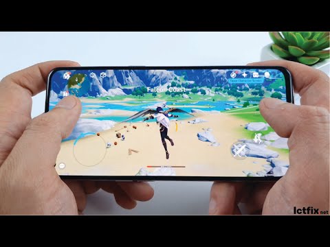 Oppo Reno5 test game Genshin Impact