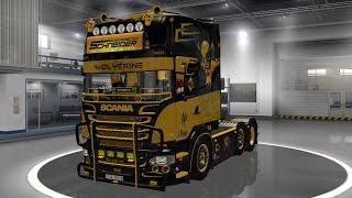 1.27 Euro Truck Simulator 2 Mod Vorstellung Scania V8K R520 Wolverine   Cabin DLC