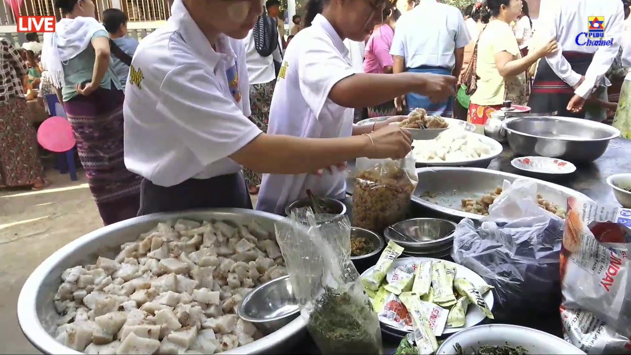 တဝန်သံရွာရှင်ပြုအလှူ တရားတော်နာယူ