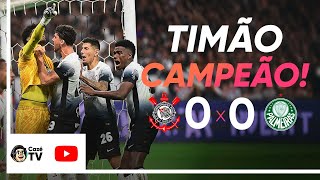 Thumbnail for MELHORES MOMENTOS: CORINTHIANS 0 X 0 PALMEIRAS | FINAL DO PAULISTÃO 2025 | JOGO DE VOLTA