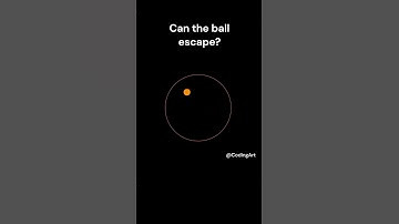 Ball Accelerates after every bounce #coding #satisfying #simulation