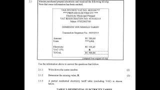 Grade 12: Master Prepaid Electricity Tariffs: Nov 2024 Math Lit Exam Walkthrough