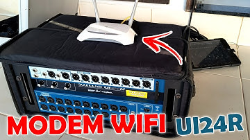 COMO CONECTAR WIFI MODEM ROTEADOR EXTERNO UI24R PRÁTICO RÁPIDO!