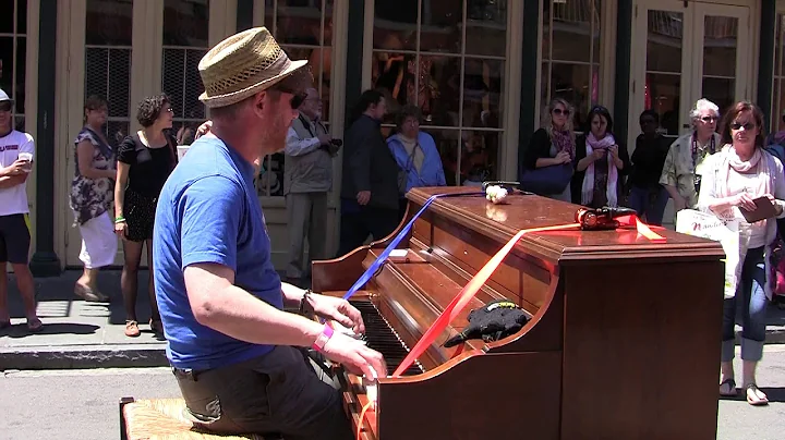 Dom Pipkin- New Orleans Blues on Street Piano