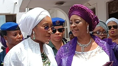OLORI ADERONKE ADEMILUYI OGUNWUSI WITH OSUN STATE FIRST LADY NGOZI ADELEKE AT EDE