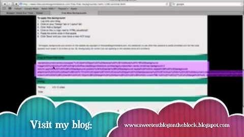 Add a Beautiful Background to your Blogger Blog