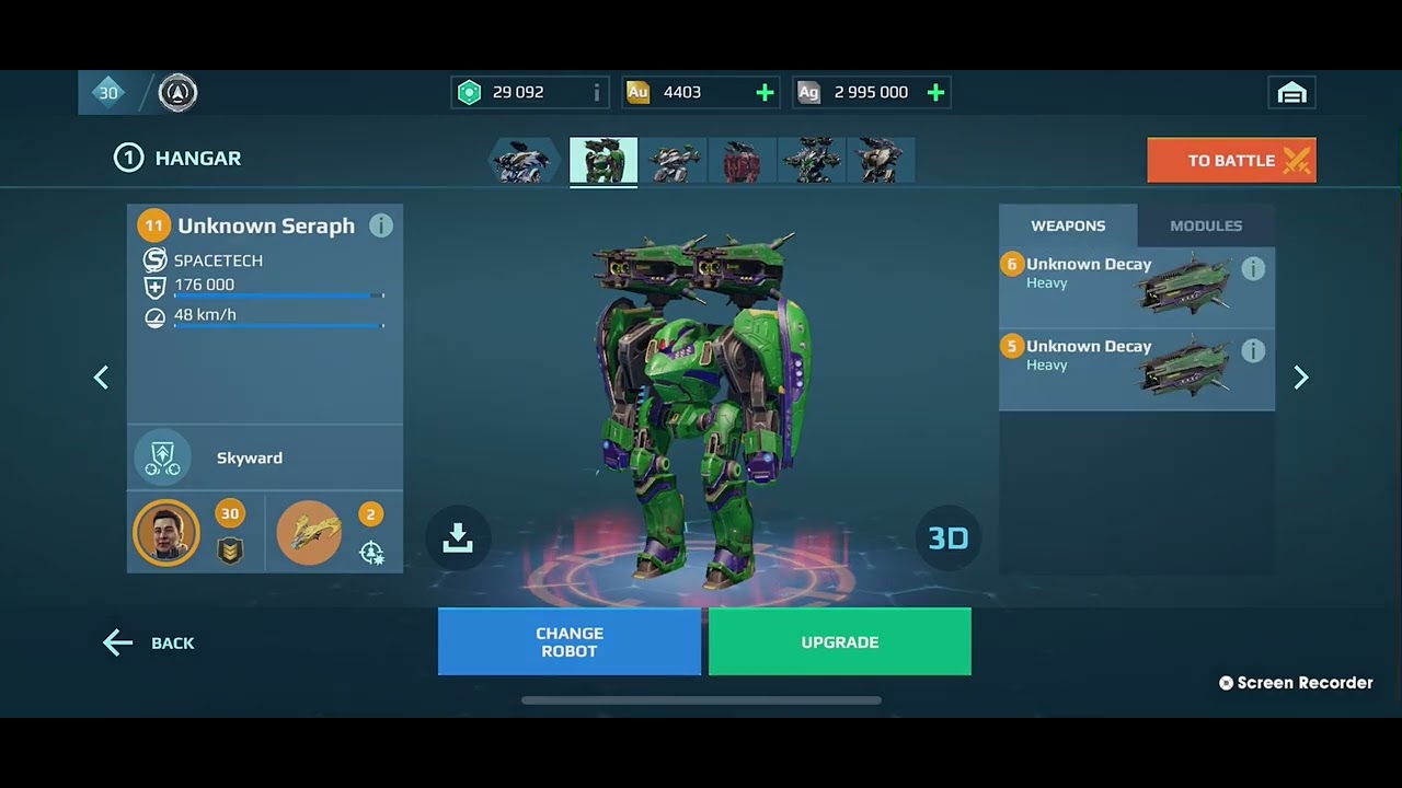 WAR ROBOTS ACCOUNT FOR SALE YouTube
