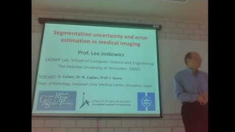 2017-09-01: Prof. Leo Joskowicz