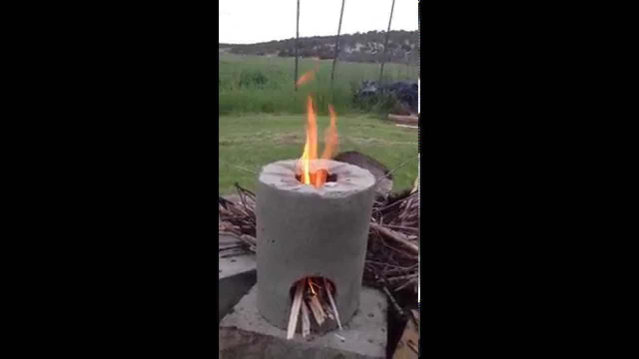 DIY Inexpensive Efficient Rocket / Jet type of stove YouTube