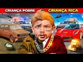 CRIANÇA POBRE VS RICA dando FUGA!! (GTA 5 rp)