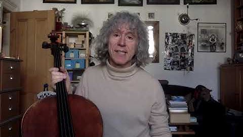 Saludo y ánimos del chelista Steven Isserlis en Inglés