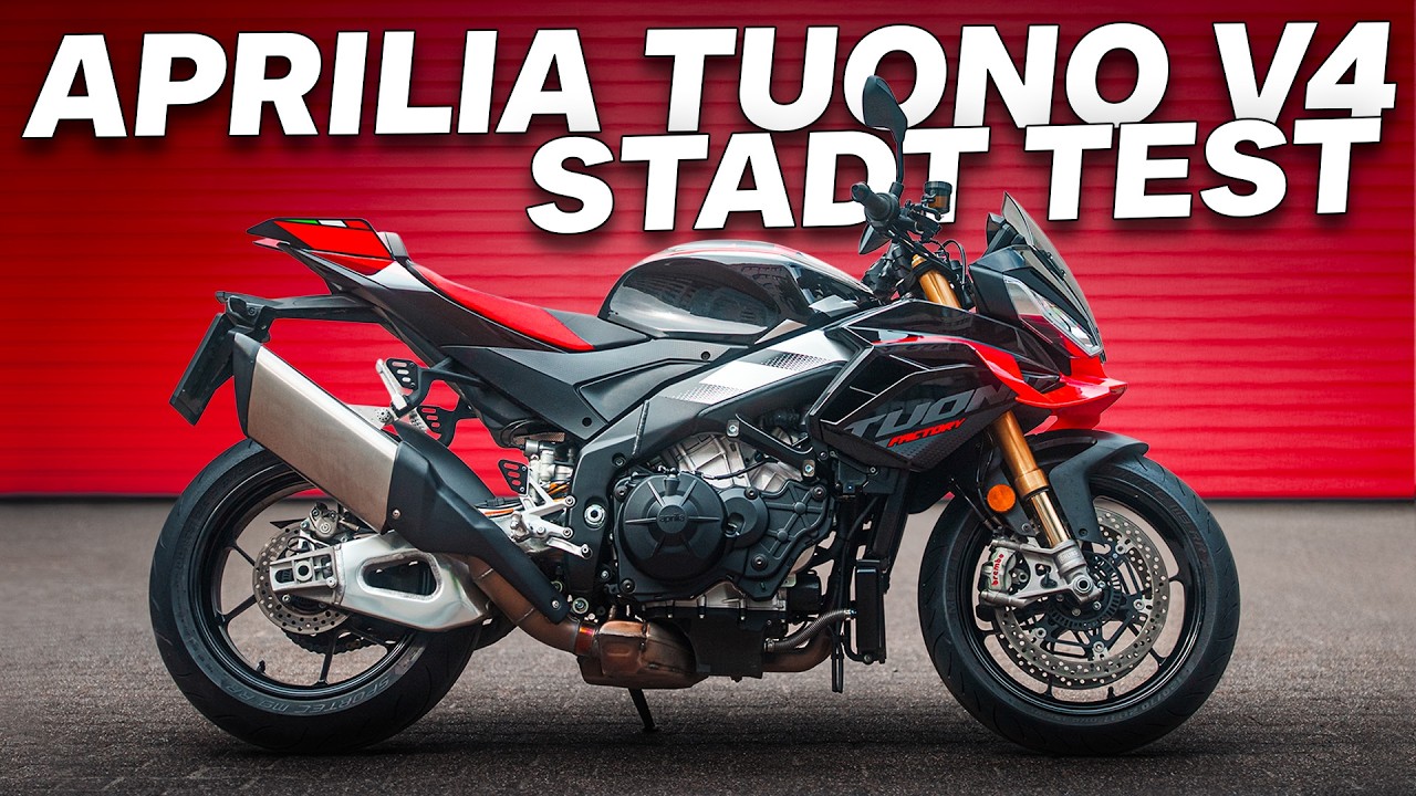 APRILIA TUONO V4 2025 STADT TEST!