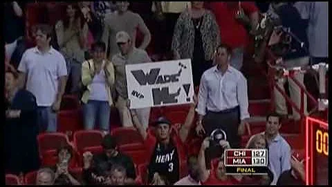 Dwayne Wade Game Winning Steal and 3-Pointer vs. Bulls