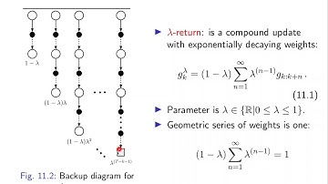 Lecture 11: Eligibility Traces