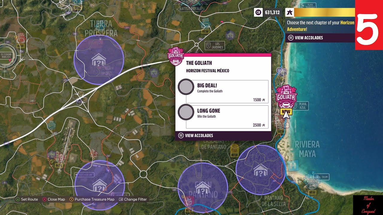 Forza Horizon 5 (XB1) Walkthrough Part 5 - The Goliath and Some XP