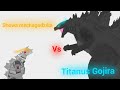 Showa mechagodzilla vs Titanus Gojira animation #shorts