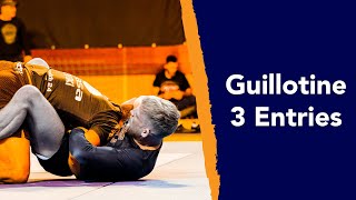 Three Ways To Enter The Guillotine - De Groot BJJ Three Ways To Enter The Guillotine - De Groot BJJ