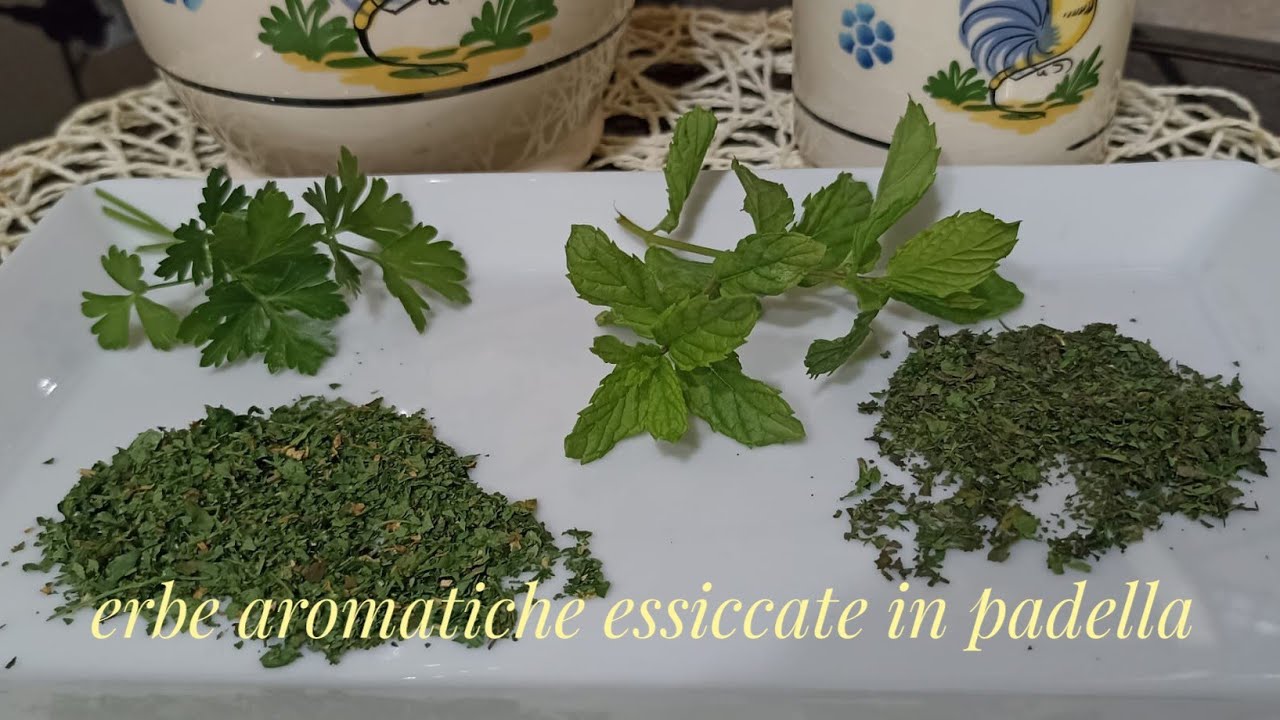 ERBE AROMATICHE ESSICCATE IN PADELLA😱😱😱