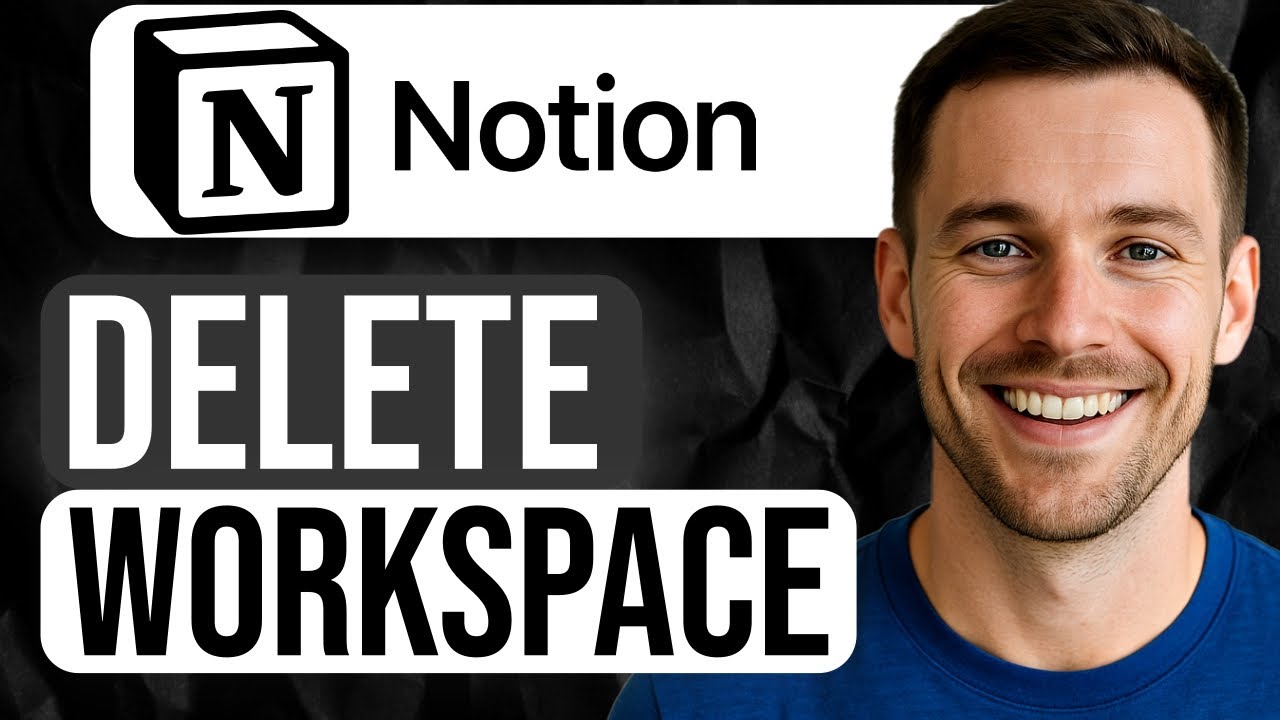 How to Delete a Workspace in Notion (Step-by-Step Tutorial) 2025 - YouTube