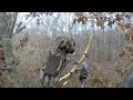 Self filmed deer harvest with recurve bow 2018
