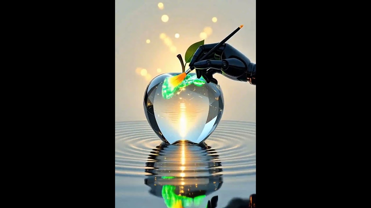 AI Gives A Crystal Apple a Soul ⚡️