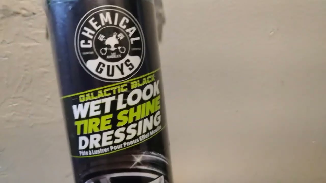chemical guys new galactic black wetlook tire shine review chemical guys new galactic black wetlook tire shine review