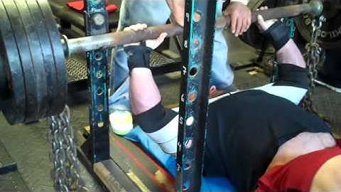 Joey Smith - Week 1 Day 1 - Max Effort Bench - Cube Training @ Nebobarbell 03/10/13