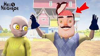 WE REMOVED THE CRAZY NEIGHBOR'S BRAIN  Hello Neighbor Mod