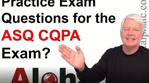 ASQ CQPA Practice Exam