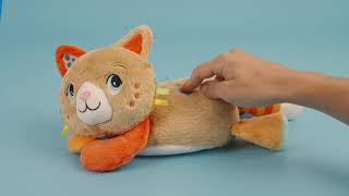 Baby clementoni - mon chaton ronron, peluche