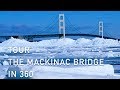 Tour the Mackinac Bridge in 360° Degree Video During the Winter Season