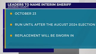 Johnson County leaders to name interim sheriff on Oct. 23