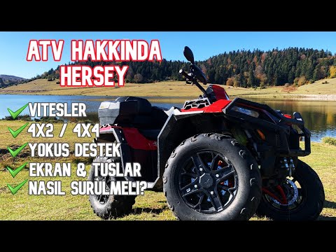 ATV NASIL SÜRÜLÜR - ATV KULLANMA TEKNİKLERİ TURKEY ATV OFFROAD MOTOVLOG