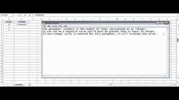 Excel COMBINA Function - How to use COMBINA Function