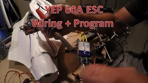 YEP 60A ESC Wiring and Programming