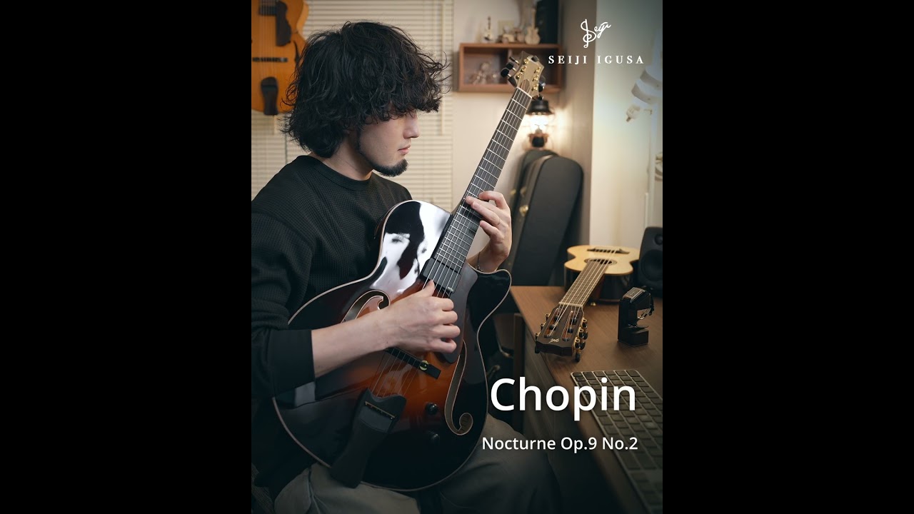 I tried playing Chopin on an archtop guitar