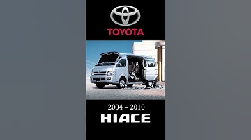 Toyota HiAce Evolution 1967 to 2025 🚐🔥