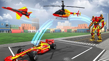 Army Bus Robot transform game#7