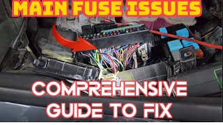 How To Replace The Main Fuse For Lexus Rx 450H No Crank, Door Lock, And Power Window Issues