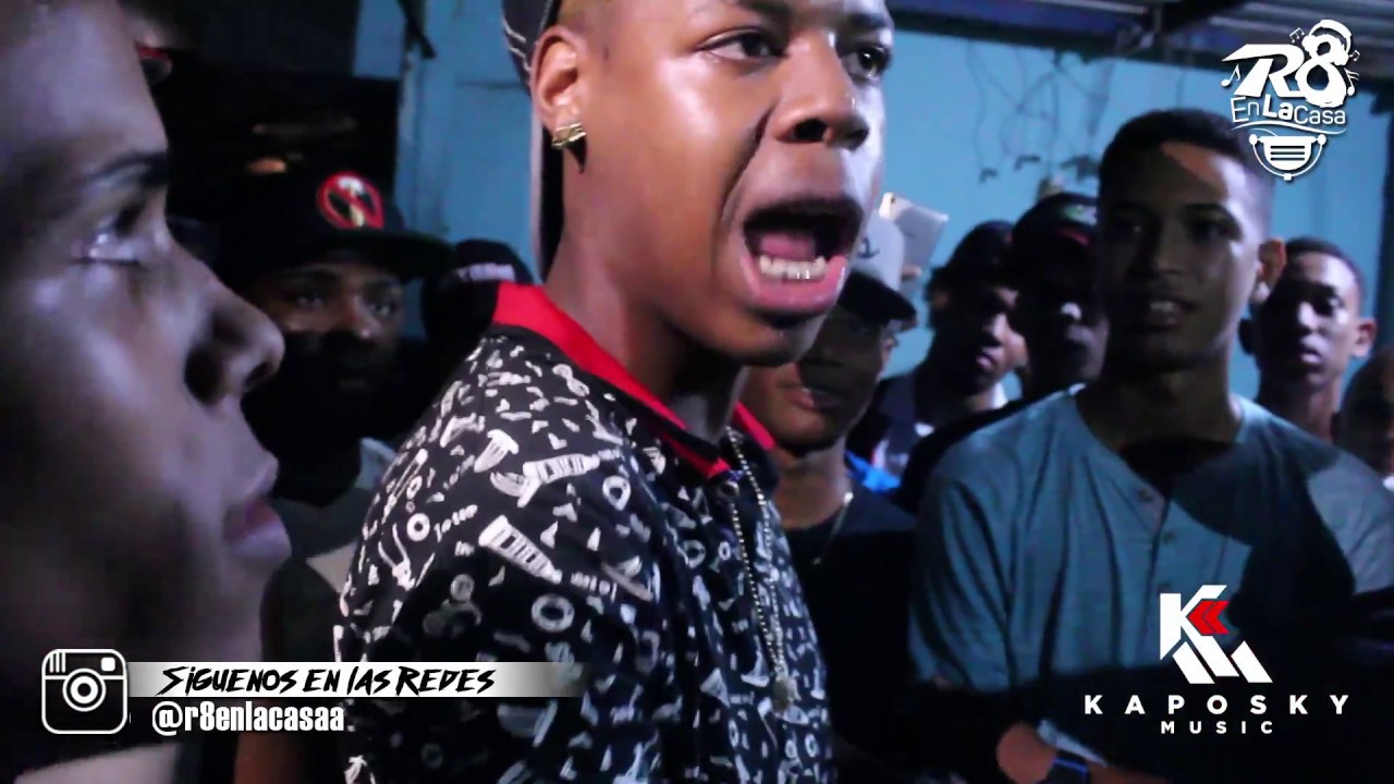 R8 En La Casa Vs🎤 Exuz - Batalla de Freestyle en el KM12 de haina🔥🔞