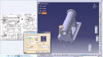 Tailstock Body, Catia V5, Part 1.7