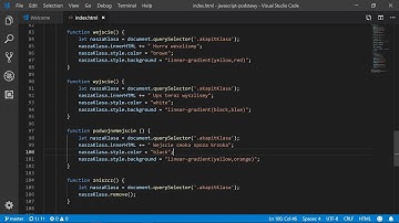 Javascript 60min+ Live #2 - tablice, obiekty, funkcje, DOM